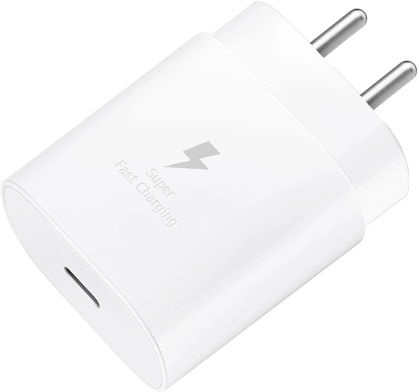 Samsung 25 W PD 3 A Wall Charger for Mobile (White, 25W Superfast C...more